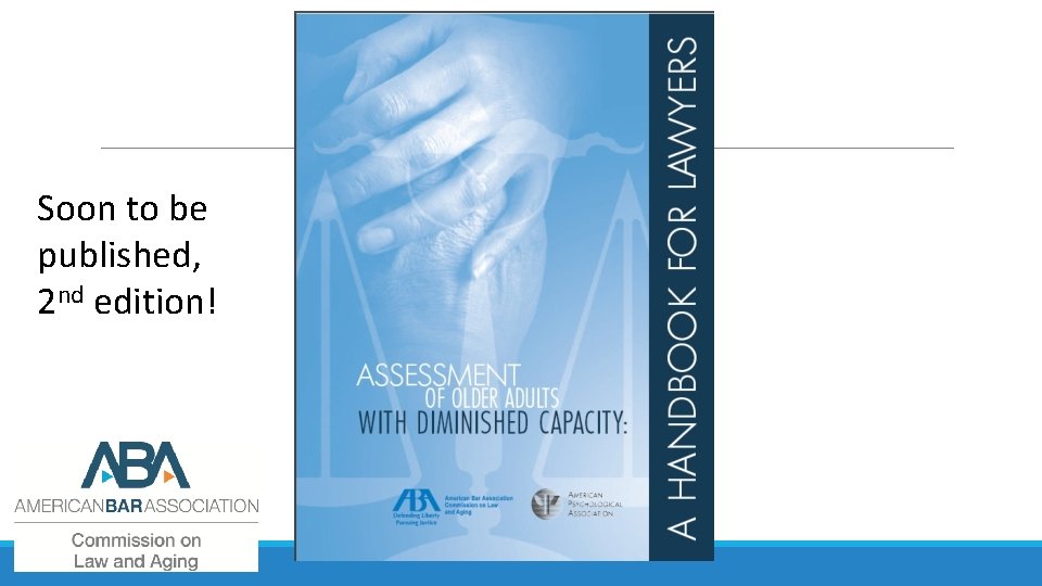 Soon to be published, 2 nd edition! 