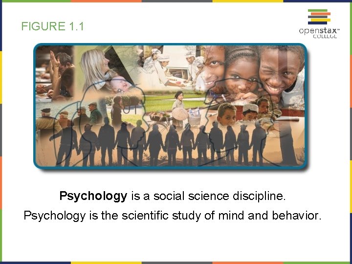 FIGURE 1. 1 Psychology is a social science discipline. Psychology is the scientific study