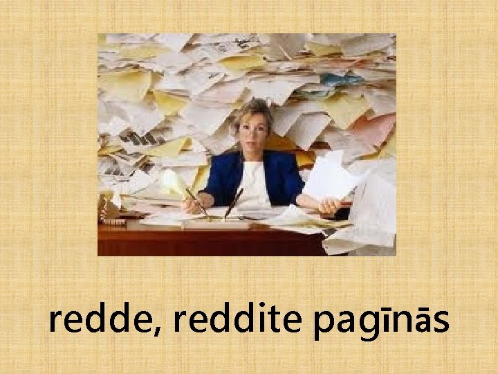 redde, reddite pagīnās 