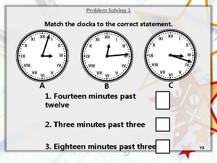Year 34 Summer Block 3 Measurement and Time