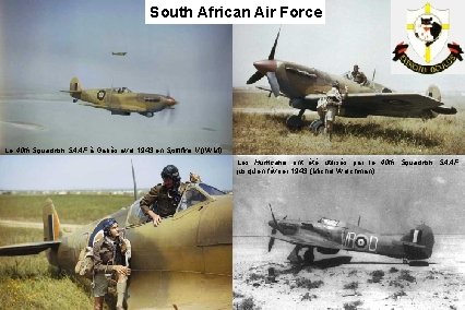 South African Air Force Le 40 th Squadron SAAF à Gabès avril 1943 en