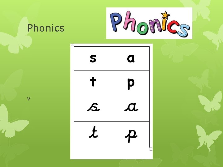 Phonics v 