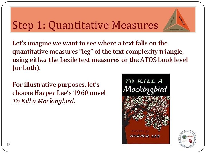 ive ti an ive tat Qu ali tat Qu Step 1: Quantitative Measures Reader
