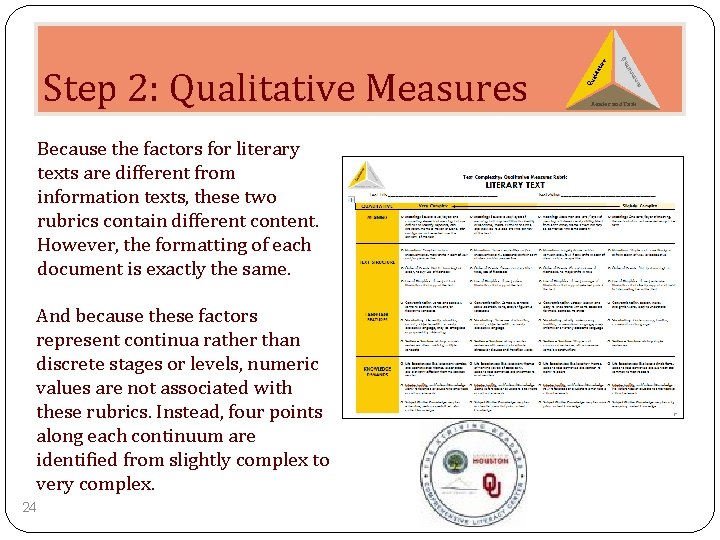 ati ve ali t Qu e 24 v ati And because these factors represent