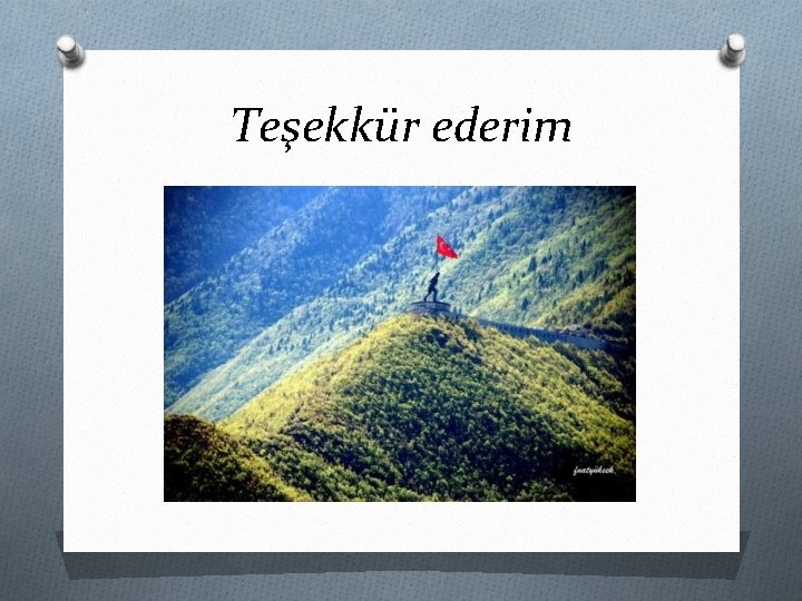 Teşekkür ederim 