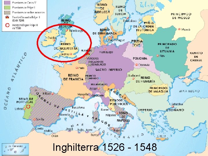 Inghilterra 1526 - 1548 