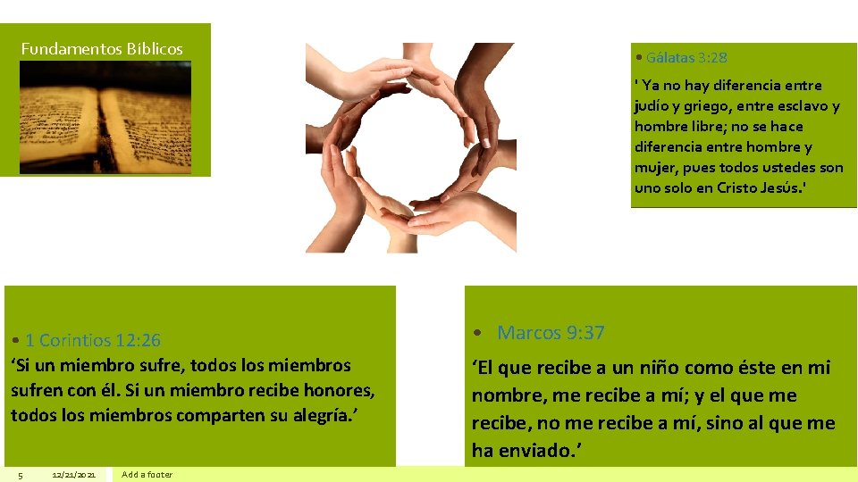 Fundamentos Bíblicos • Gálatas 3: 28 ' Ya no hay diferencia entre judío y