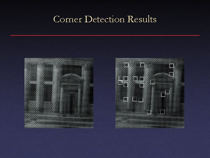 Corner Detection Results 