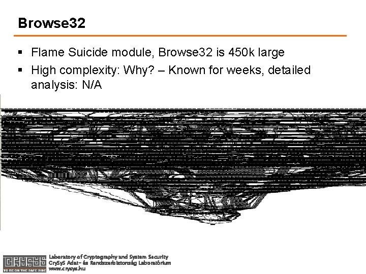 Browse 32 § Flame Suicide module, Browse 32 is 450 k large § High