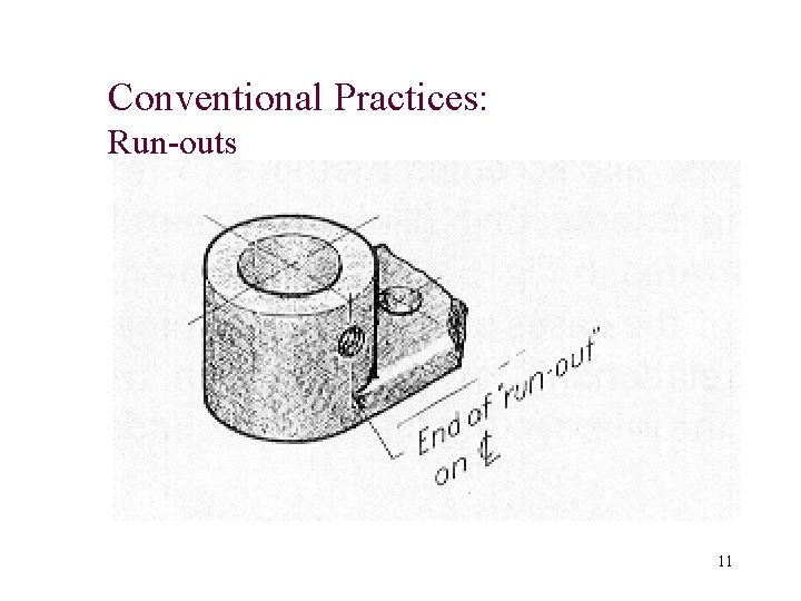 Conventional Practices: Run-outs 11 