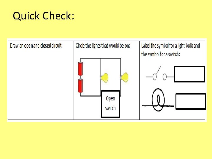 Quick Check: 