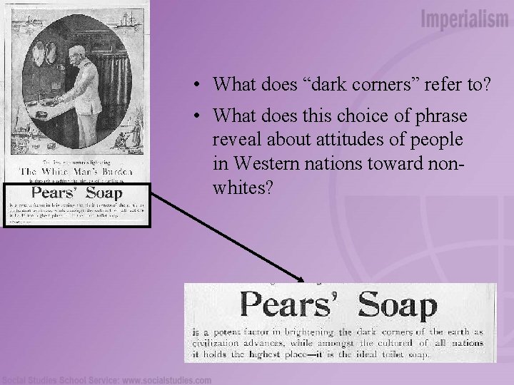  • What does “dark corners” refer to? • What does this choice of