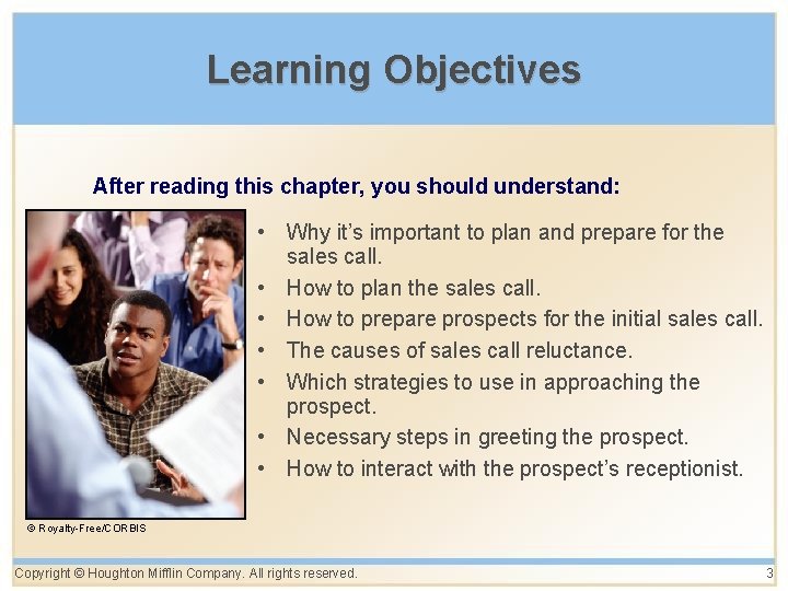 Learning Objectives After reading this chapter, you should understand: • Why it’s important to