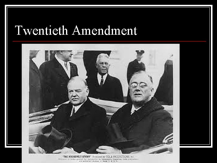 Twentieth Amendment 