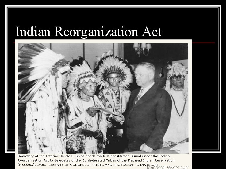 Indian Reorganization Act 