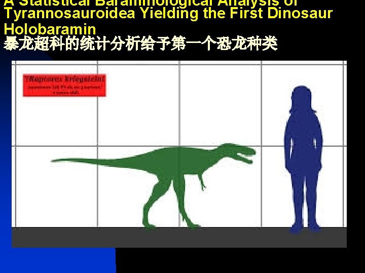 A Statistical Baraminological Analysis of Tyrannosauroidea Yielding the First Dinosaur Holobaramin 暴龙超科的统计分析给予第一个恐龙种类 