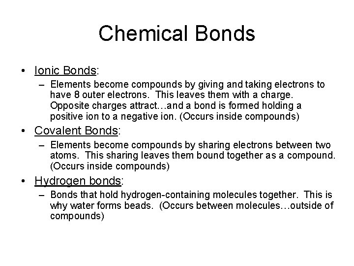 BIOCHEMISTRY The chemical basis of life Basic unit