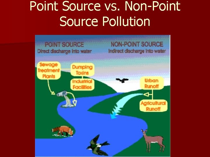 Point Source vs. Non-Point Source Pollution 