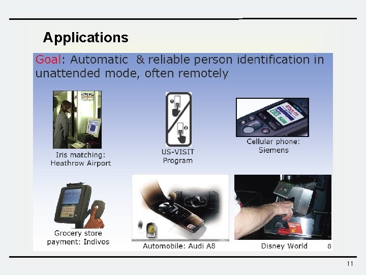 Applications 11 Applications 11