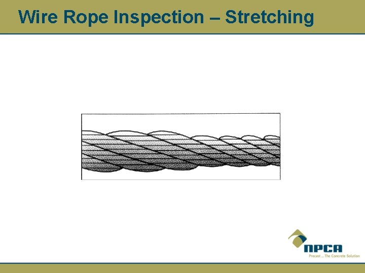 Wire Rope Inspection – Stretching 