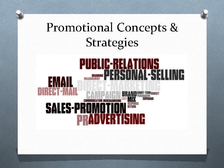 Promotional Concepts & Strategies 