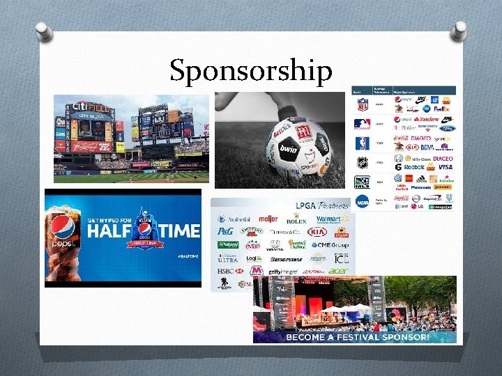 Sponsorship 