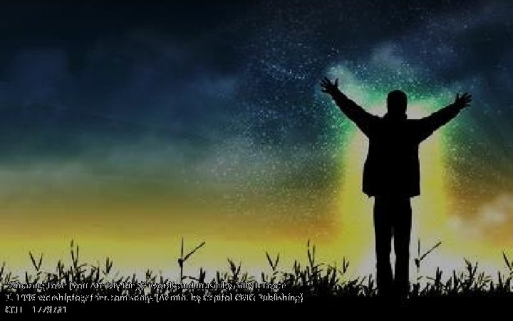 “Amazing Love (You Are My King)” words and music by Billy J. Foote ©