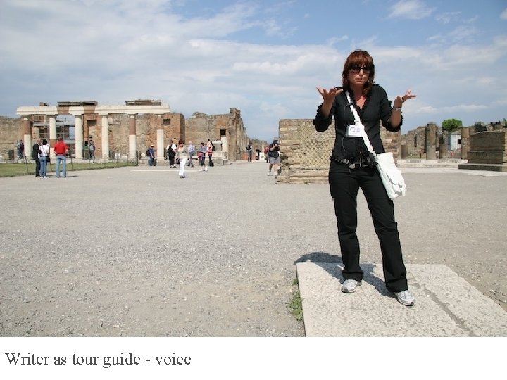 Voice Writer as tour guide - voice 