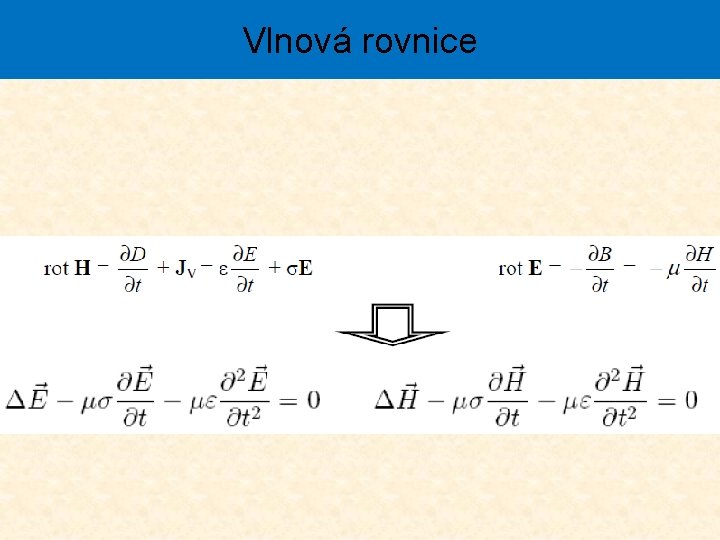 Vlnová rovnice 