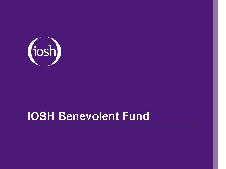 IOSH Benevolent Fund 