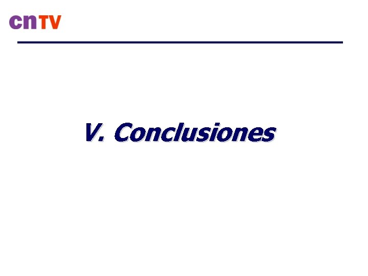 V. Conclusiones 