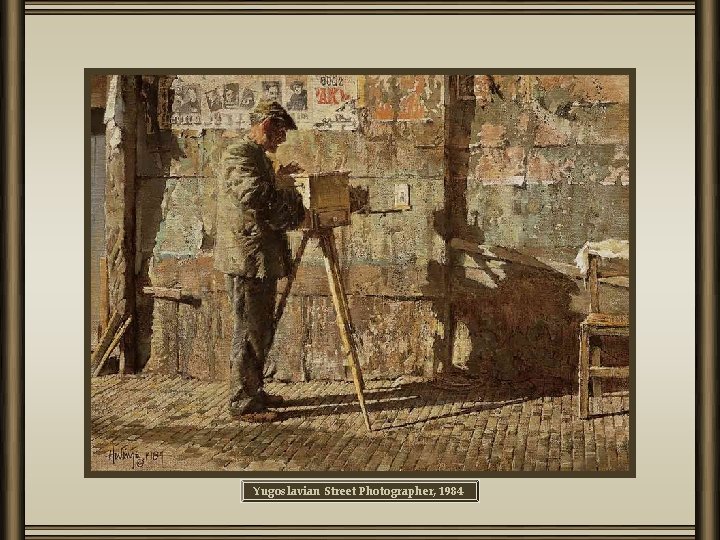 Yugoslavian Street Photographer, 1984 