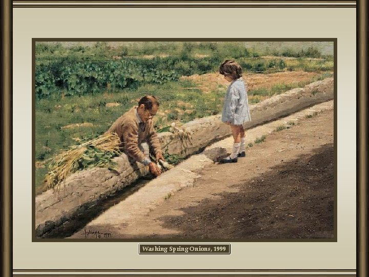 Washing Spring Onions, 1999 