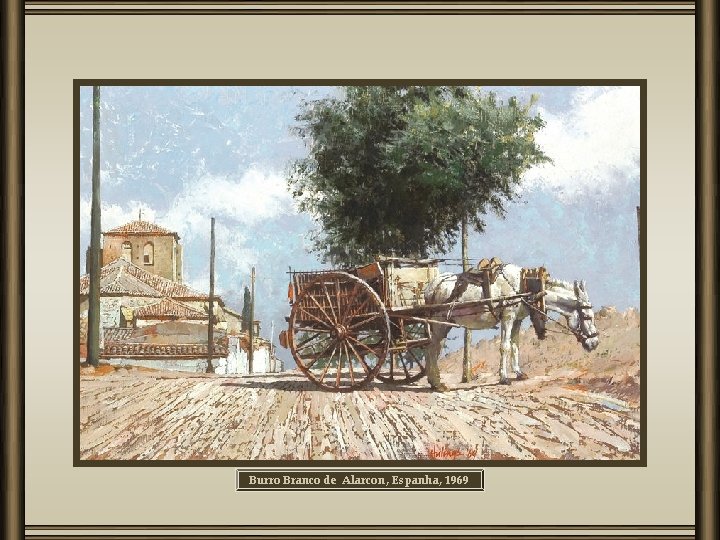 Burro Branco de Alarcon, Espanha, 1969 