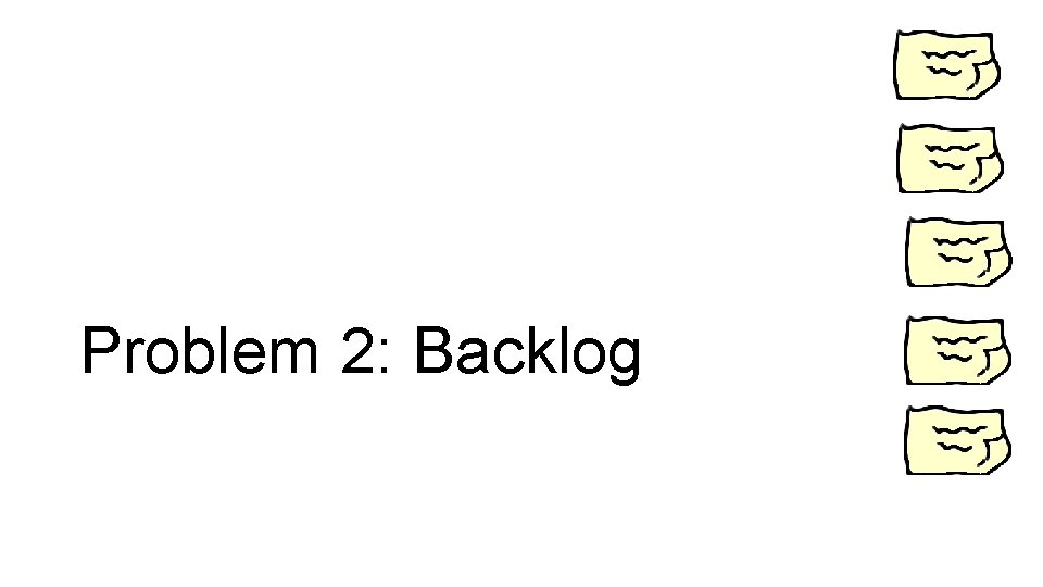 Problem 2: Backlog 