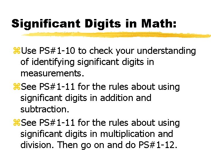 Significant Digits What are they And How do