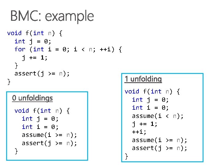 void f(int n) { int j = 0; for (int i = 0; i