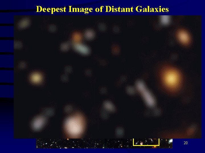 Deepest Image of Distant Galaxies 20 