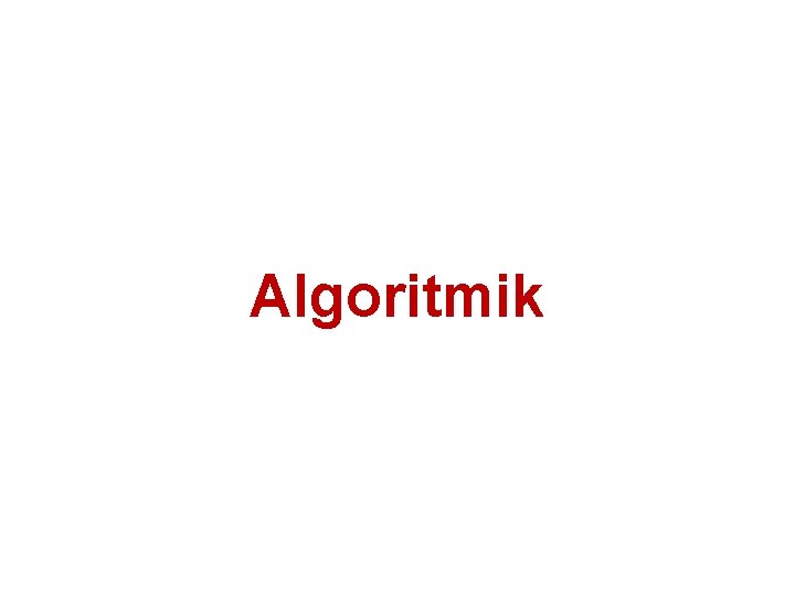 Algoritmik 