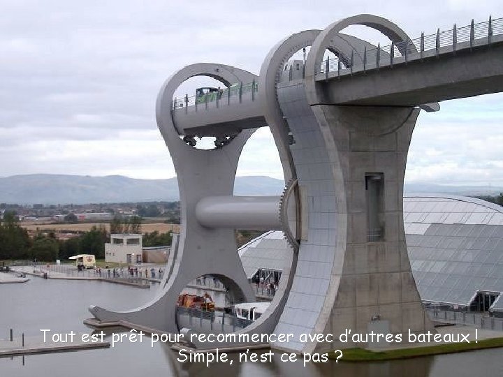 Tout est prêt pour recommencer avec d’autres bateaux ! Simple, n’est ce pas ?