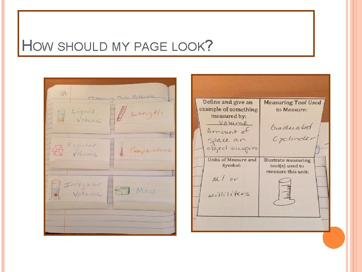 HOW SHOULD MY PAGE LOOK? 