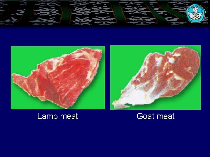 Lamb meat Goat meat 