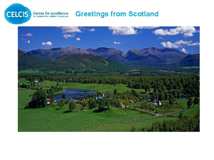 Greetings from Scotland 
