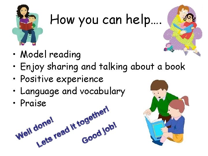 Helping Your Child to Read in the Foundation