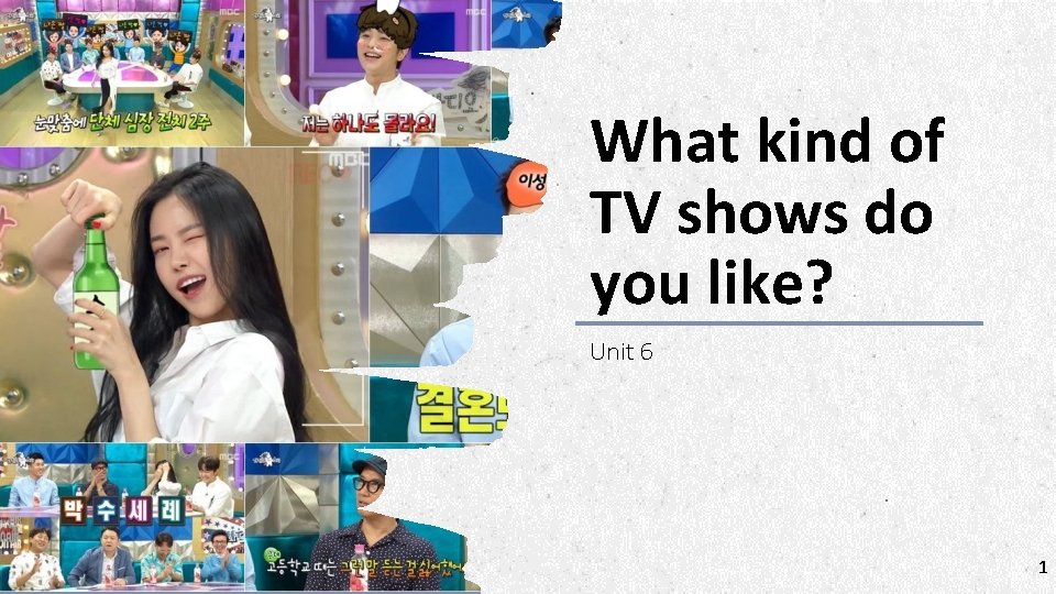 What kind of TV shows do you like? Unit 6 ALPINE SKI HOUSE 1