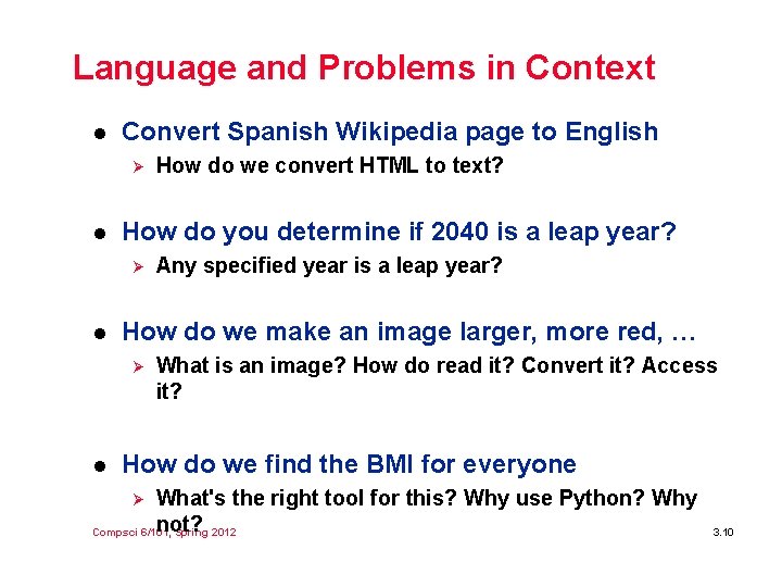 Language and Problems in Context l Convert Spanish Wikipedia page to English Ø l Language and Problems in Context l Convert Spanish Wikipedia page to English Ø l