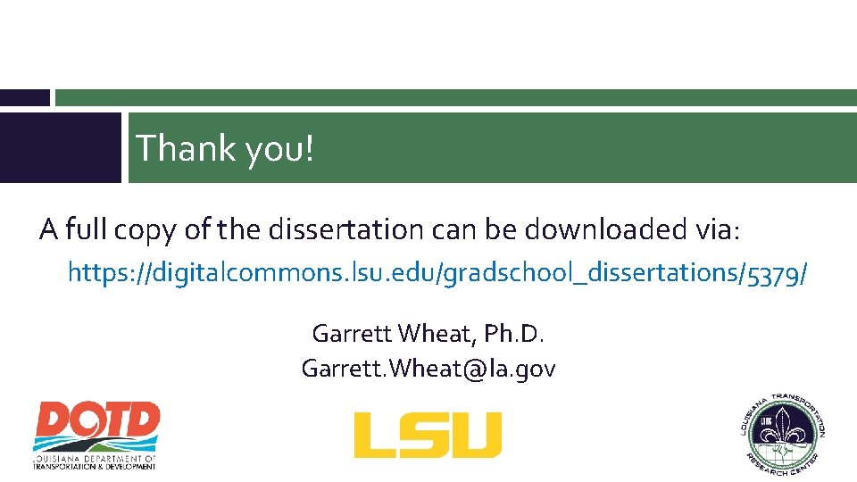 Thank you! A full copy of the dissertation can be downloaded via: https: //digitalcommons. Thank you! A full copy of the dissertation can be downloaded via: https: //digitalcommons.