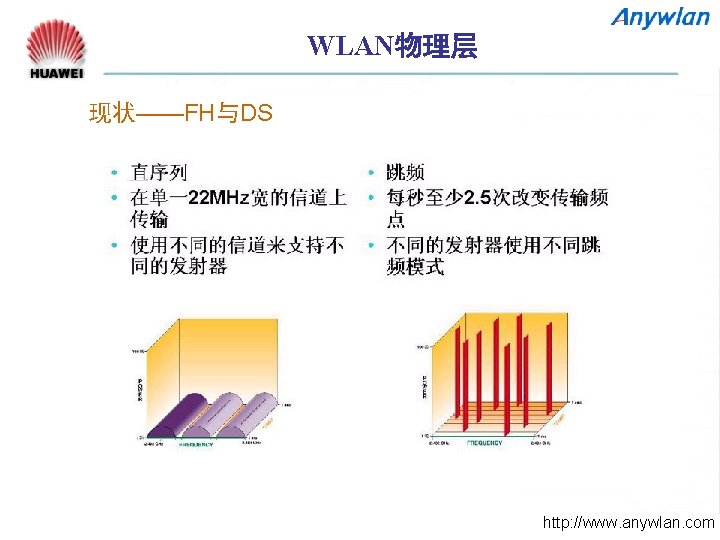 WLAN物理层 现状——FH与DS http: //www. anywlan. com 