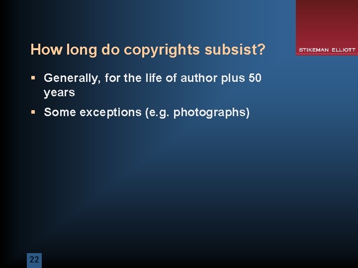 How long do copyrights subsist? § Generally, for the life of author plus 50
