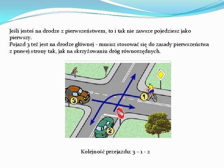 Jeśli jesteś na drodze z pierwszeństwem, to i tak nie zawsze pojedziesz jako pierwszy.